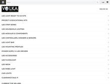 Tablet Screenshot of ledstore.volkalighting.com.au